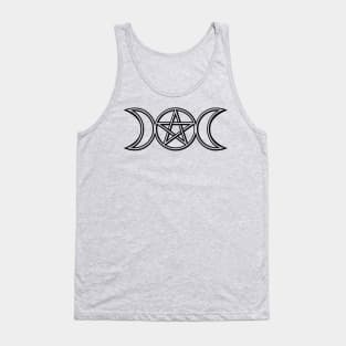 Triple Moon Goddess Tank Top